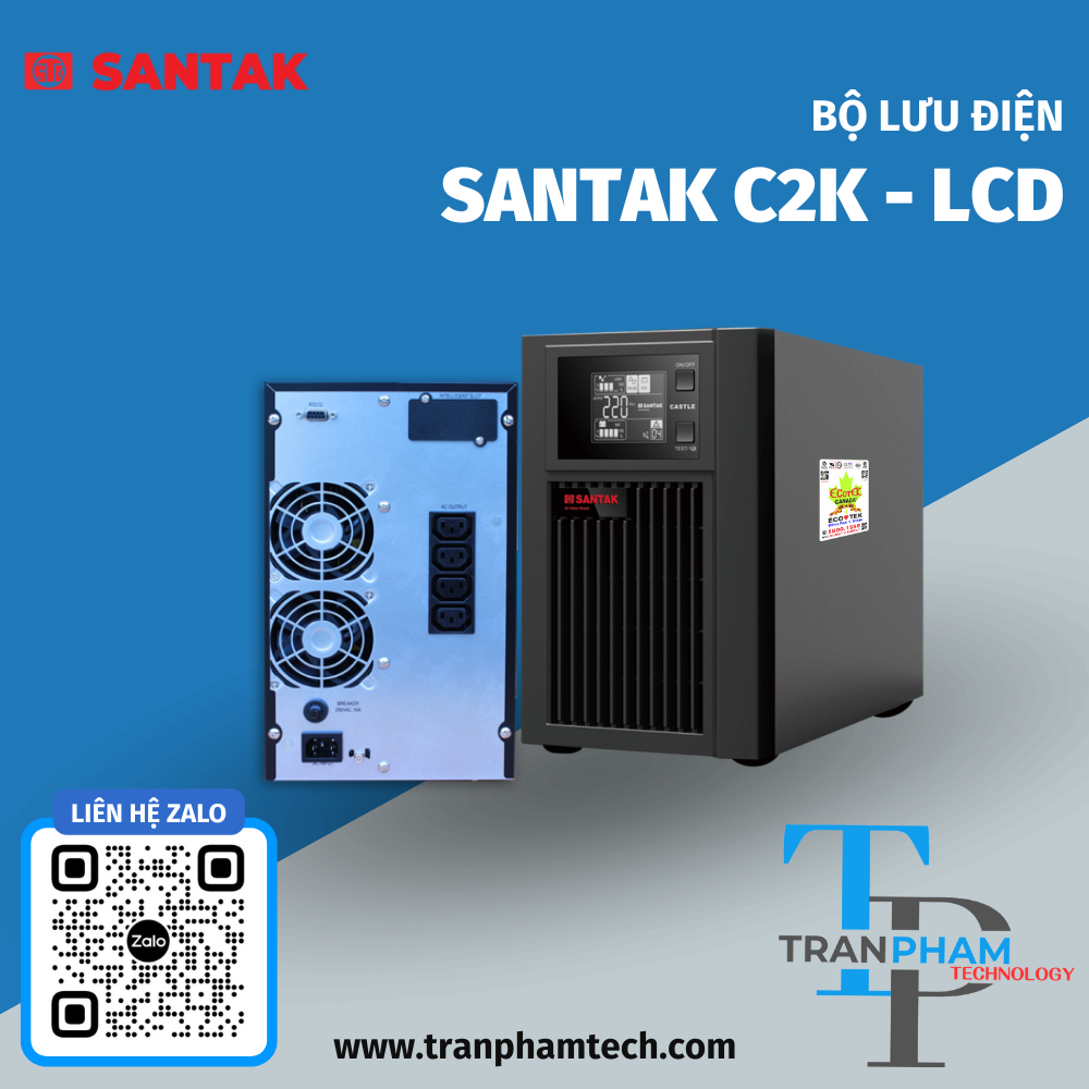 Bộ lưu điện SANTAK C2K - LCD